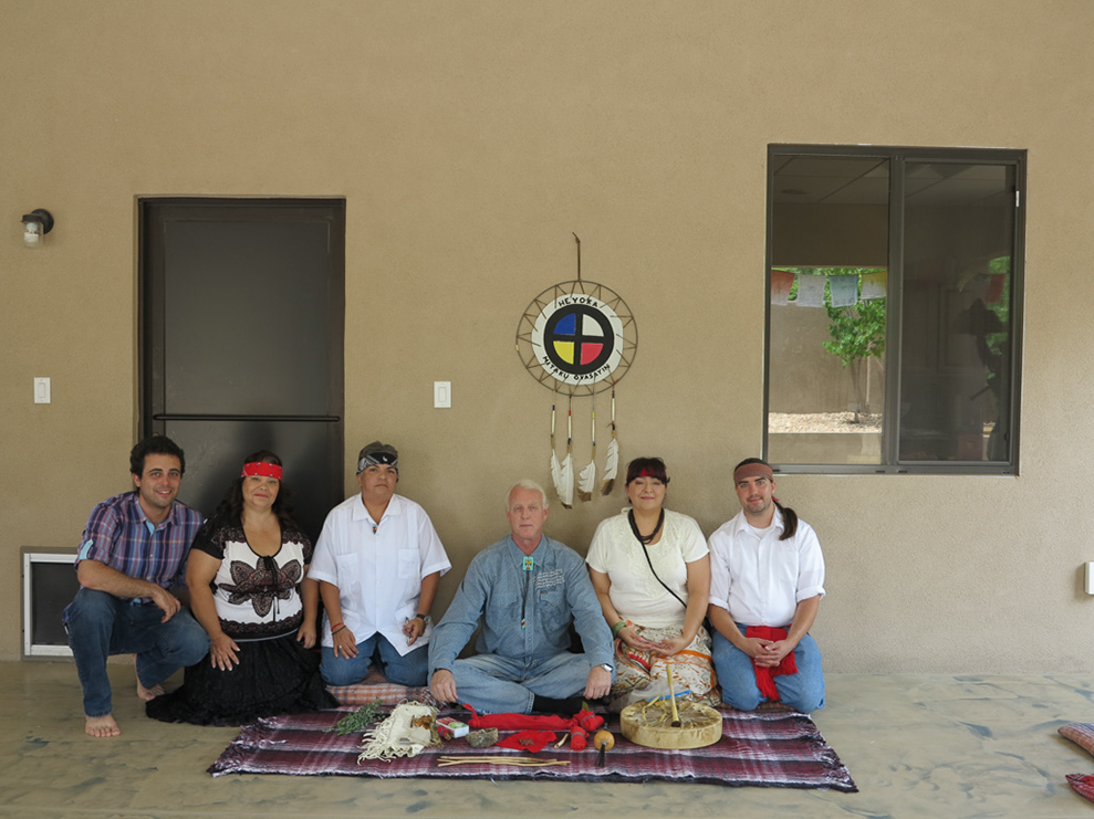 New Mexico Huichole Pipe Blessing with NAIC Elder Dr. Anthony B. James